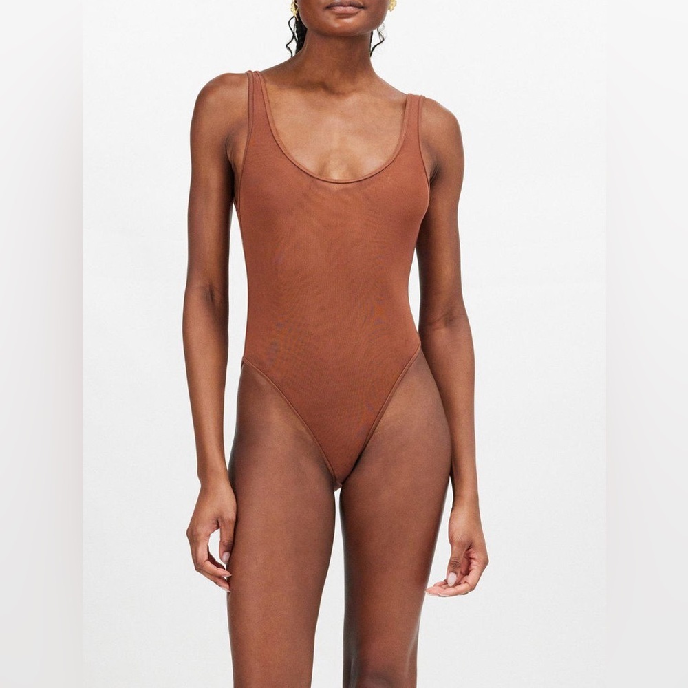 NWT Zimmermann Natura Scoop Bodysuit, Toffee, Size 6